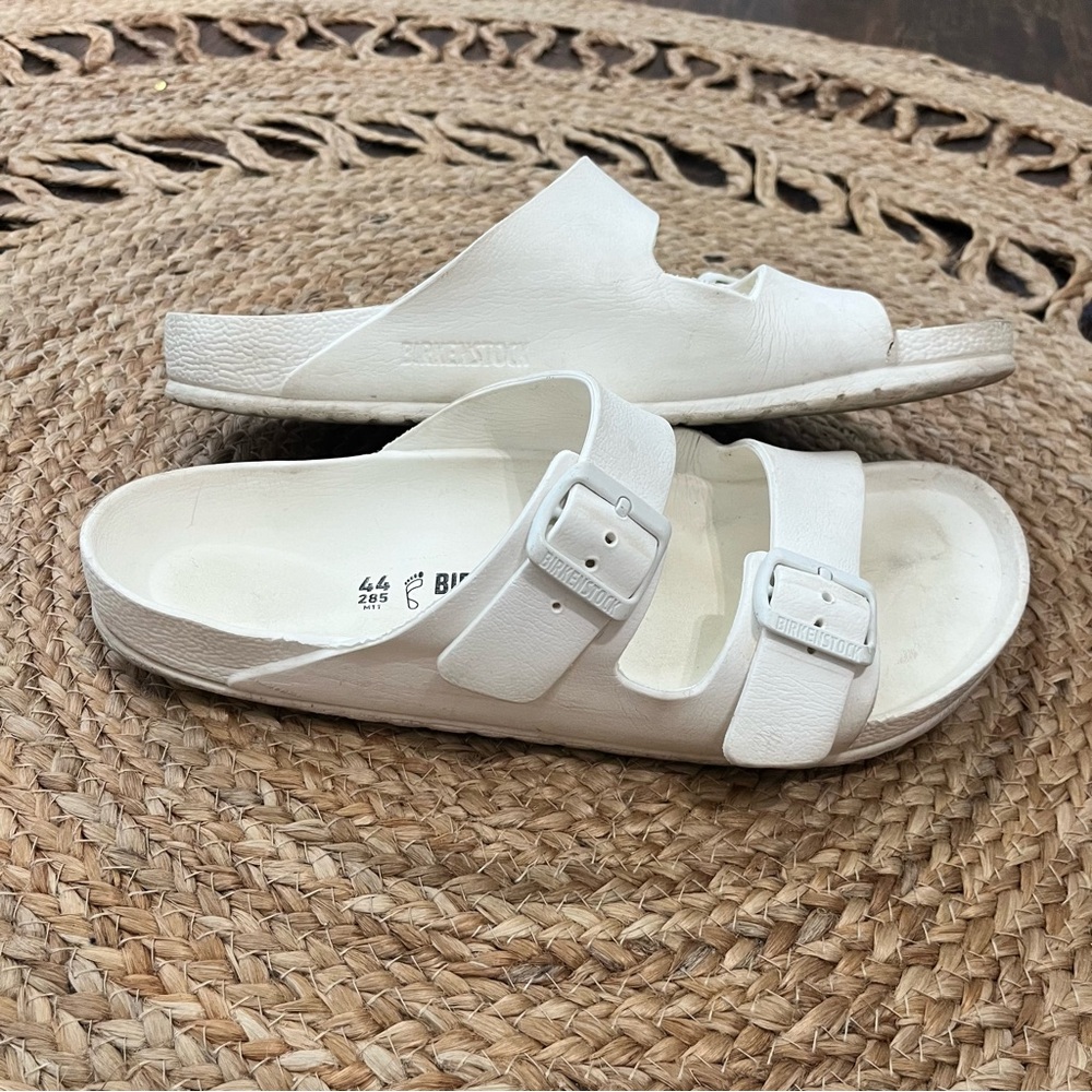 Birkenstock white Arizona Double Strap Sandals size 44 M11